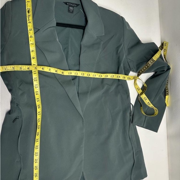 Athleta Endless primatwill GREEN  BAZER   Nwot - Picture 4 of 9